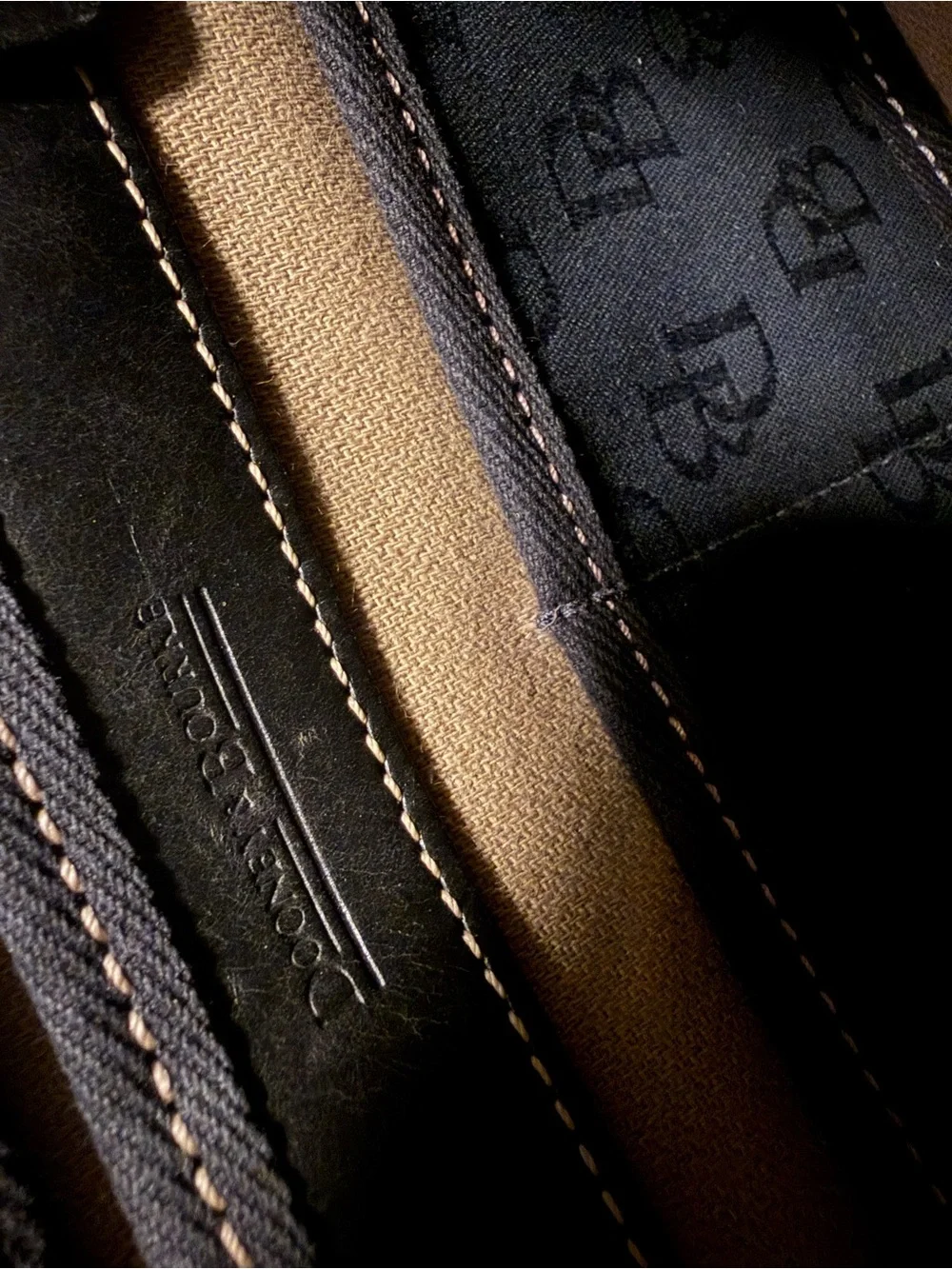 Dooney & Bourke Black Signature Tassel Shoulder Bag Tote - Picture 7 of 11